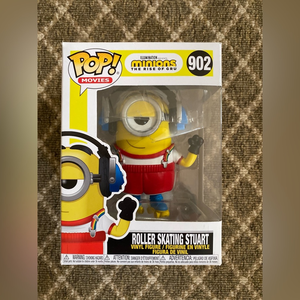 Minions POP collectible toy, Steuart. NWT
